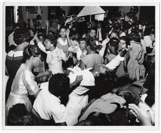 Photos of Charismatic Black Religious Leader "Sweet Daddy Grace" and Followers, 1950s