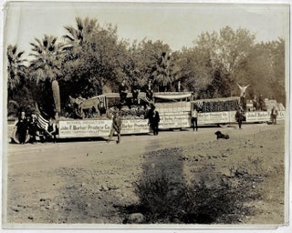 Item #23088 Photo of Produce Company's Parade Floats Displaying the Impact of Irrigation in the...