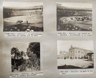 Well Captioned 1920s Travel Photo Album Including 149 Images of North Africa, as well as France, Spain, & Switzerland