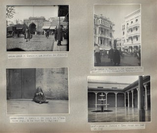 Well Captioned 1920s Travel Photo Album Including 149 Images of North Africa, as well as France, Spain, & Switzerland