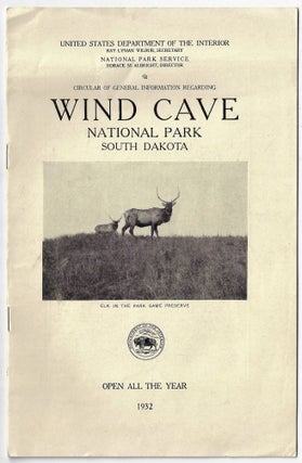Item #23116 Circular of General Information Regarding Wind Cave National Park, South Dakota