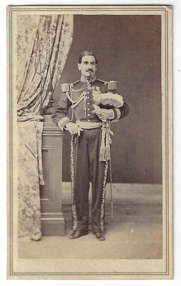 Item #23166 Original Photograph of Guatemalan Field Marshal (Mariscal Campo) Jose Victor Zavala (1815-1886). W. C. Buchanan.