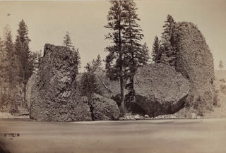 1880s Photograph of Rock Formations on the Spokane River, Washington