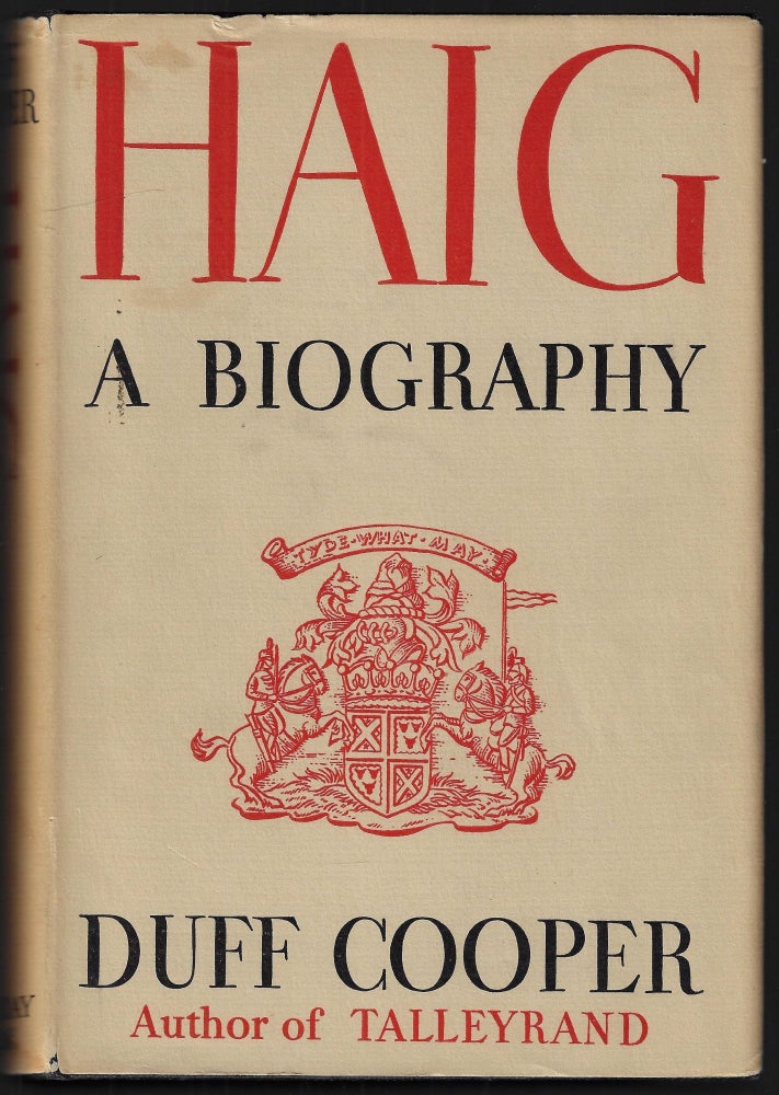 Item #23175 Haig. Duff Cooper.