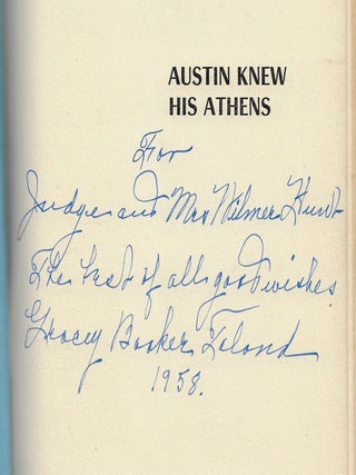 Austin Knew His Athens