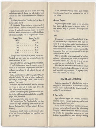 Housekeeping in Camp, A Manual of Practical Procedures to Safeguard Health