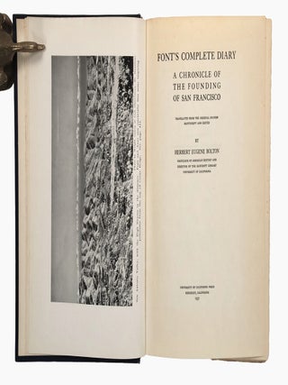 Font's Complete Diary: A Chronicle of the Founding of San Francisco