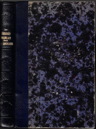 Item #23451 Les Emigres Francais dans la Louisiane (1800-1804