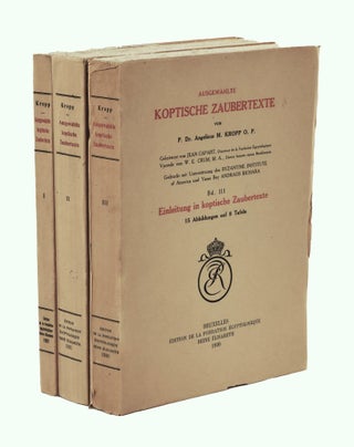 Item #23515 Ausgewählte Koptische Zaubertexte: Band I, Textpublikation; Band II, Ubertzungen und...