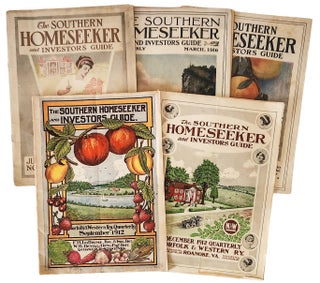Item #23535 The Southern Homeseeker and Investors Guide, Five Issues, 1912-1916. Norfolk, Western...