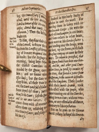 Aulicus Coquinariae: Or A Vindication In Answer to a Pamphlet, Entituled The Court and Character of King James. Pretended to be penned by Sir A. W. and published since his death, 1650