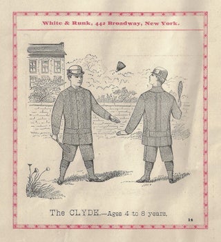 White & Runk, 442 Broadway, and 36 Howard Street, New York. Spring and Summer 1881, Clothing for Children, Boys, and Young Men. Fine, Fashionable, and Stylish