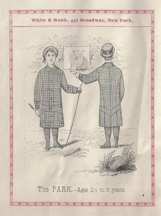White & Runk, 442 Broadway, and 36 Howard Street, New York. Spring and Summer 1881, Clothing for Children, Boys, and Young Men. Fine, Fashionable, and Stylish