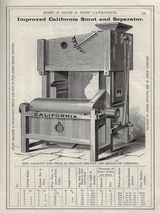 Illustrated Catalogue of Flour and Grist Mill Machinery Manufactured and For Sale by John T. Noye & Sons at the Buffalo Mill Furnishing Establishment, Buffalo, N.Y., U.S.A.