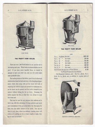 Price List 1885-1886, D.R. Sperry & Co., Batavia, Ill