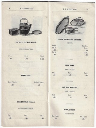 Price List 1885-1886, D.R. Sperry & Co., Batavia, Ill