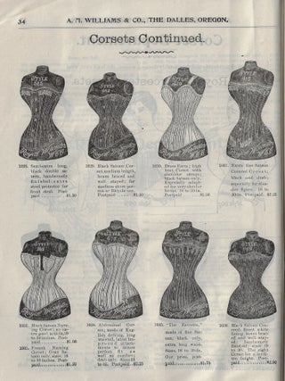 Mail-Order Department Catalogue No. 5, Spring and Summer 1899. A.M. Williams & Co., The Dalles, Oregon, Eastern Oregon's Greatest Mail Order House