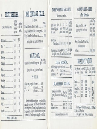 Gordon & Dilworth, Manufacturers of Preserved Fruits, Jellies and General Table Delicacies