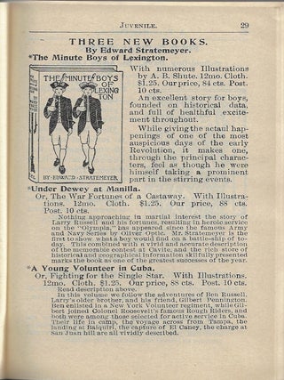 1899 Bulletin of the New and Standard Books for Old and Young