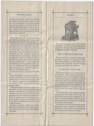 Fifth Annual Pamphlet of Bower's School of Shorthand and Type-Writing, 1887-88