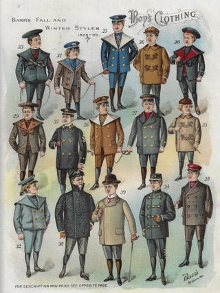 Barr's Fall and Winter Catalogue of Fashions, Dry Goods, Etc. 1898-99