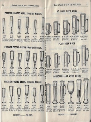 Price List 1893. Burley & Tyrrell, Importing Jobbers. China, Crockery, Cutlery, Glassware, Lamps, Chandeliers