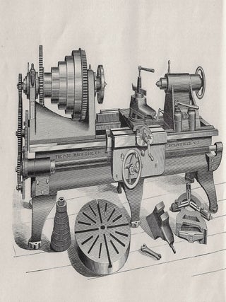 The Pond Machine Tool Co. Formerly at Worcester, Mass. Builders of Iron and Steel Working Machine Tools. New Works: Plainfield, N.J.