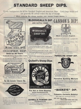 1893 Annual Catalogue and Price List of Wool Growers' Supplies
