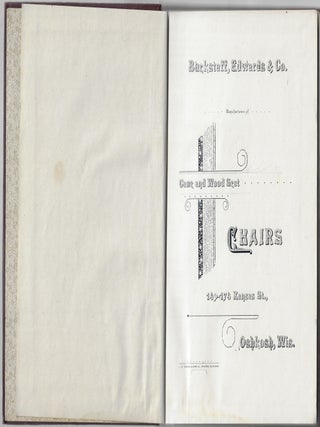 Buckstaff, Edwards & Co., Manufacturers of Cane and Wood Seat Chairs