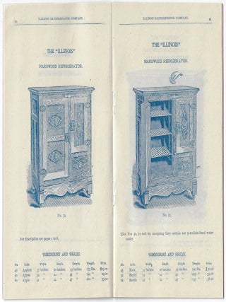 Miniature Catalogue, "Illinois" Refrigerators Made by Illinois Refrigerator Company, Moline, Ill.