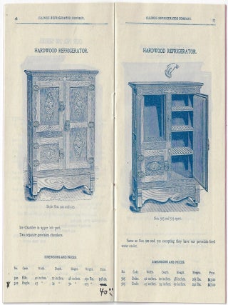 Miniature Catalogue, "Illinois" Refrigerators Made by Illinois Refrigerator Company, Moline, Ill.