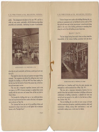 Fortieth Anniversary. C.K. Whitner & Co. Reading, Penna. 1877-1917