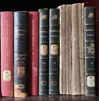 The Missionary Herald: Containing the Proceedings at Large of the American Board of Commissioners for Foreign Missions - 29 Volumes (348 issues) dating from 1822-1856