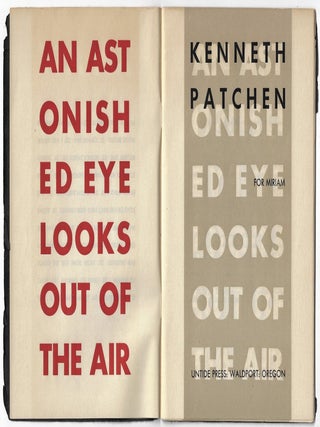 An Astonished Eye Looks Out of the Air