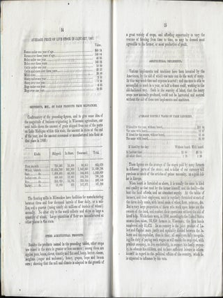 Statistics Exhibiting the History, Climate and Productions of the State of Wisconsin