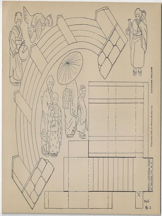 Japanese Village (Bradley's Straight Line Picture Cut-Outs)