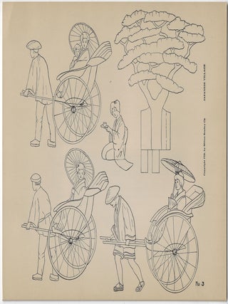 Japanese Village (Bradley's Straight Line Picture Cut-Outs)