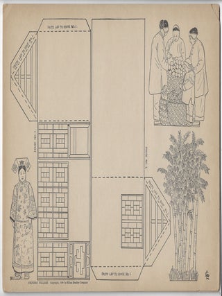 Chinese Village (Bradley's Straight Line Picture Cut-Outs)