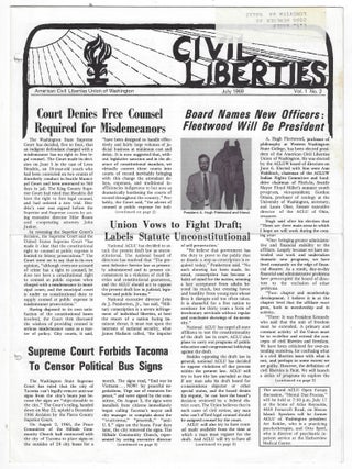 Civil Liberties [Ten issues, 1969-1970)
