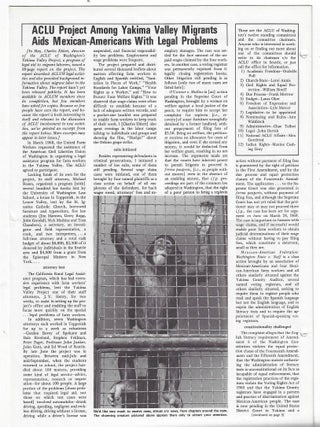 Civil Liberties [Ten issues, 1969-1970)
