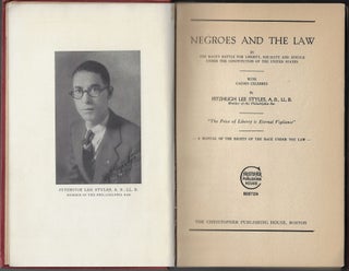 Negroes and the Law, in the Race's Battle for Liberty, Equality, and Justice Under the Constitution of the United States