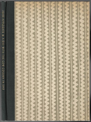 Item #24005 A Day with the Cow Column in 1843. Jesse Applegate, Dorothy Johansen, Introduction