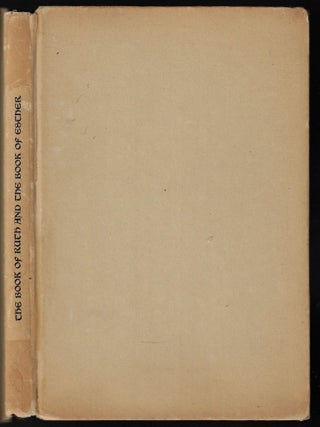 The Book of Ruth and the Book of Esther