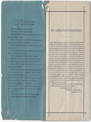 Illustrated Catalogue and Price List. M. Deal & Co., Bucyrus, Ohio, March 1887