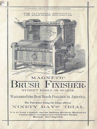 Illustrated Catalogue and Price List. M. Deal & Co., Bucyrus, Ohio, March 1887