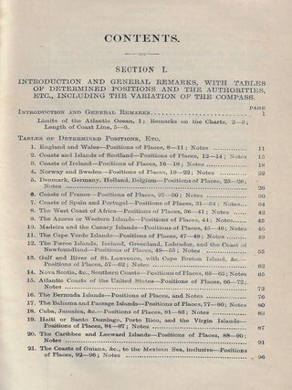 A Directory for the North Atlantic Ocean, Comprising Instructions, General and Particular, for Its Navigation