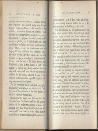 Bancroft's Tourist's Guide. Yosemite. San Francisco and Around the Bay, (South.)