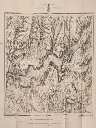Item #24205 Topographical Map of the Yosemite Valley And Vicinity. Preliminary Edition. MAP,...