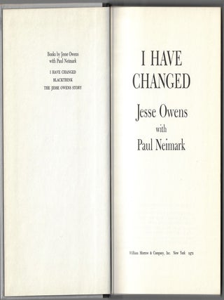 I Have Changed
