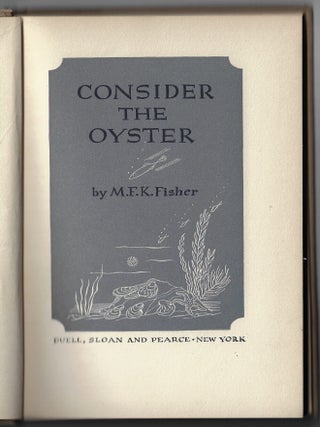 Consider the Oyster